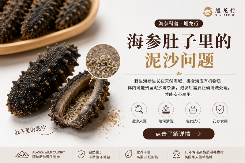 海参肚子里的泥沙问题 | 海参科普 - 旭龙行
