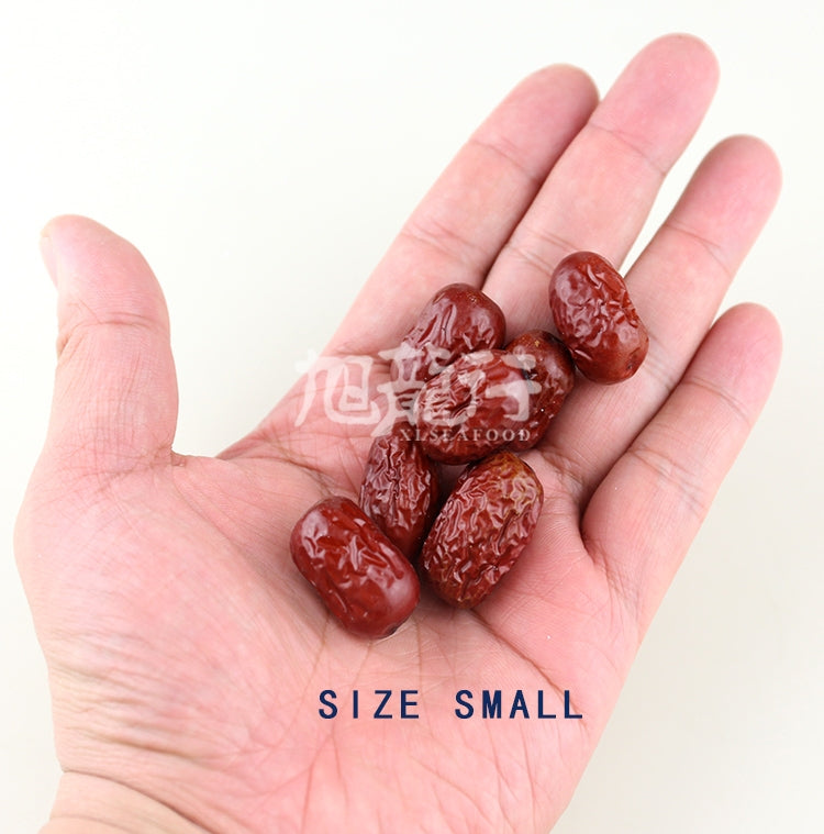 XLSEAFOOD CHINA Xinjiang Grade Premium Organic Nature Unsulphure jujube size Jumbo （10lb）