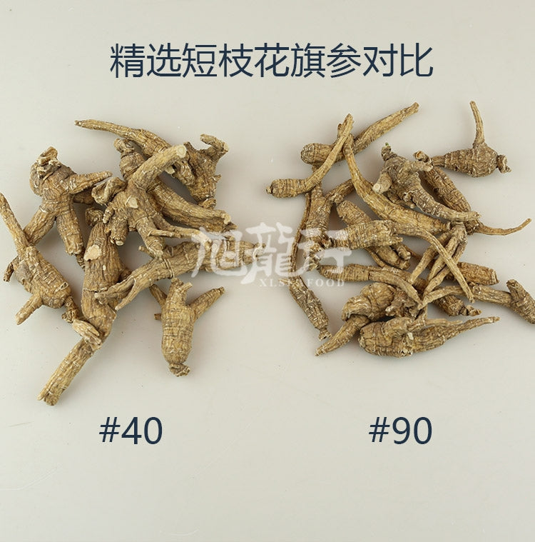 XLSEAFOOD Sun Dried Wisconsin American Premium Short Branch Ginseng #90